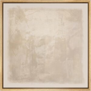 SIGNWIN Framed Canvas Print Wall Art Minimalist Beige Abstract Neutral Tone Illustration Modern Art Decorative Nordic Minimal Calm/Zen for Living Room, Bedroom, Office – 16″x16″ Natural