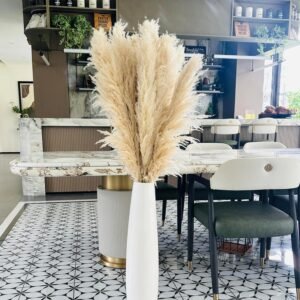 55″ inch Scarcity Natural Pampas Grass Decor Tall, pompas Grass, Tall Pampas Grass for Wedding, Party, Farmhouse, Boho Home Decor