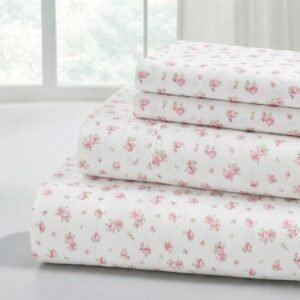 Modern Threads Silky Soft Microfiber and Wrinkle Free Sheets – Luxurious Microfiber Bed Sheets Includes Flat Sheet, Fitted Sheet with Deep Pockets, & Pillowcases Ivory, Full