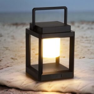 Solar Lantern Outdoor Table Lamp: Portable Hanging LED Lights – Waterproof Decorative Lights for Patio Camping