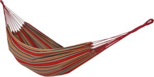 Sunnydaze Double Brazilian Cotton Hammock for Outside – 450-Pound Capacity Outdoor Hammock – Sunset