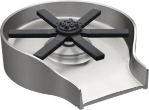 KRAUS CleanMate Glass Rinser for Kitchen Sink in Spot-Free Stainless Steel Color Finish, KGR-500SFS