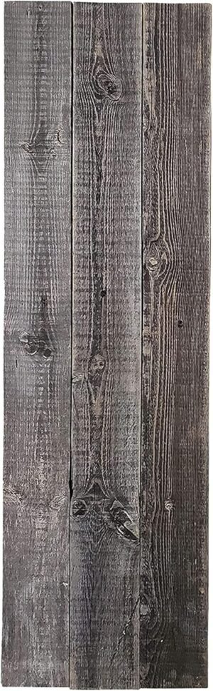 DIY Blank Rustic Weathered Wood Sign (Weathered Grey, 11″x36″)