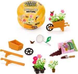 MGA’s Miniverse – Make It Mini Nature Series 3 Mini Collectibles, Mystery Blind Packaging, DIY, Crafts, Replica Plants, Flowers, Botanicals, Novelty, Collectors, 8+