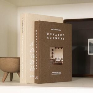 Decorative Books for Home Decor – 2 Linen Fake Books for Decorating Bookshelf, Coffee Table, Shelves – Faux Book Box for Hidden Storage and Decoration – Modern Neutral Design Fits Any Home Aesthetic